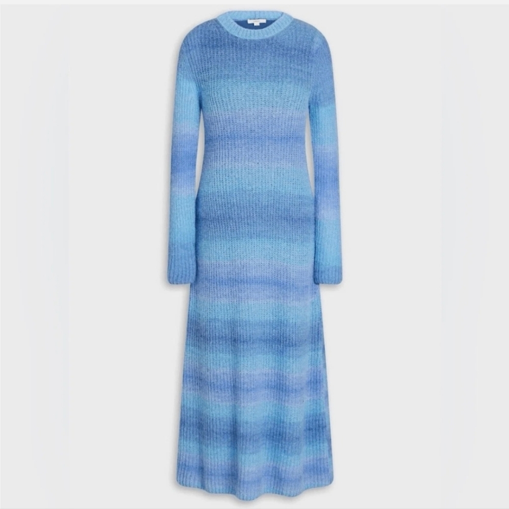 Vince Space-Dyed Open Knit Dress